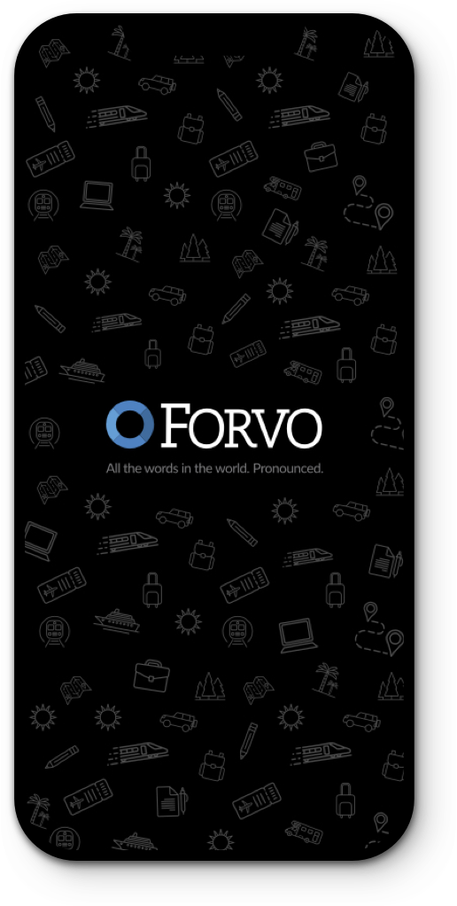 forvo app loading screen